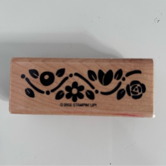 Stampin’ up! 2002 4 pc wood stamps - HEARTS & ROSES - Picture 5 of 10